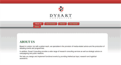 Desktop Screenshot of dysartconsulting.com