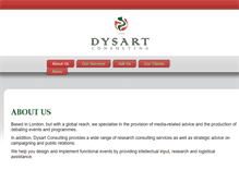 Tablet Screenshot of dysartconsulting.com